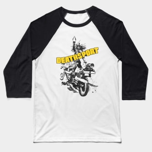 DEATHSPORT / 70s Dystopian Sci Fi Movie Baseball T-Shirt